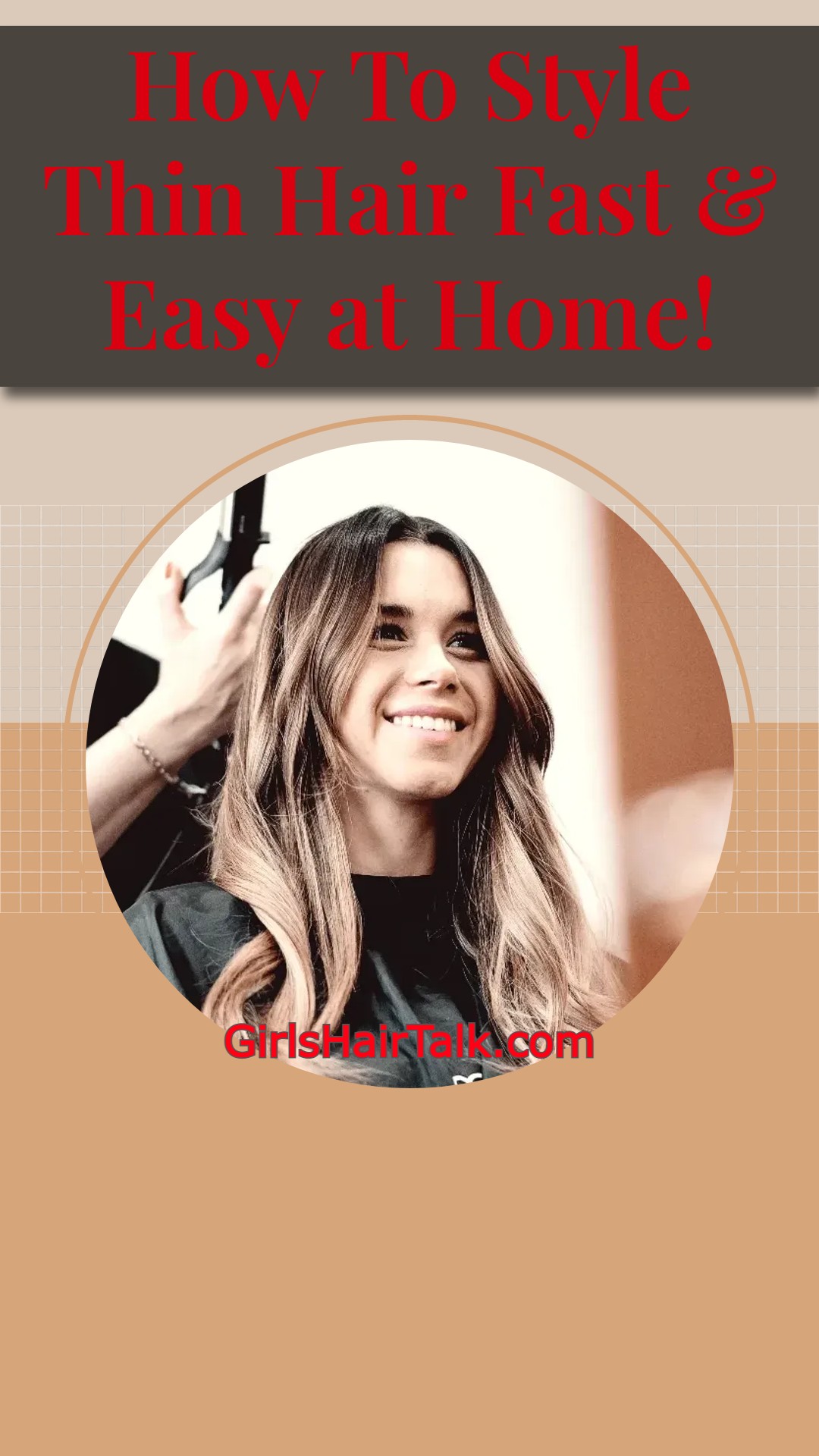 How to Style Thin Hair fast and Easy At Home!