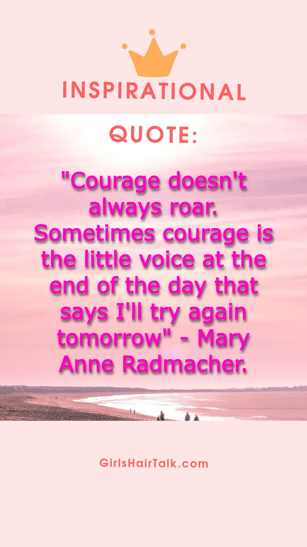 Mary Anne Radmacher cancer quote