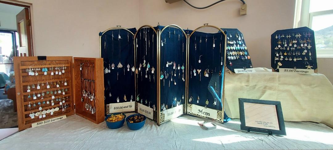 my sister's craft booth