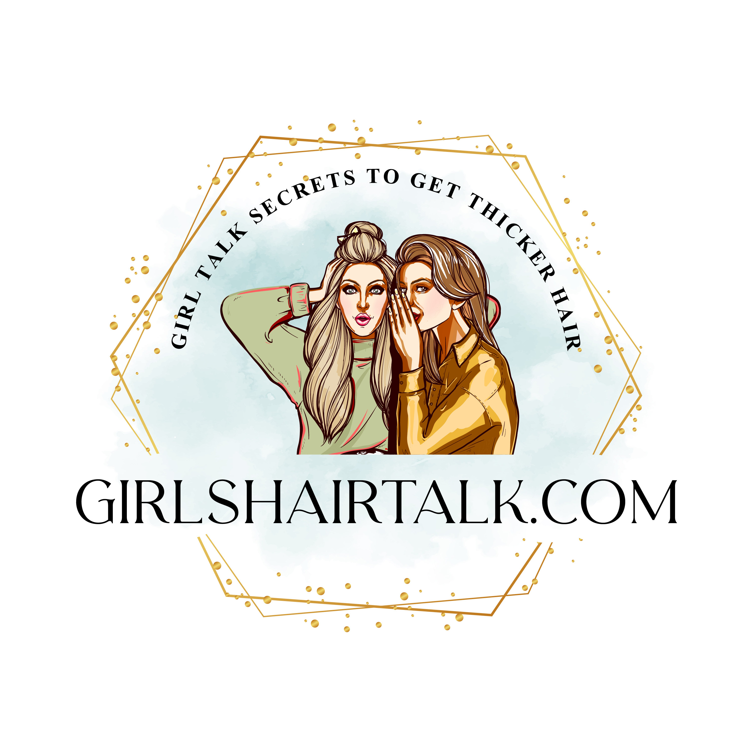 Girls Hair Talk Banner Logo