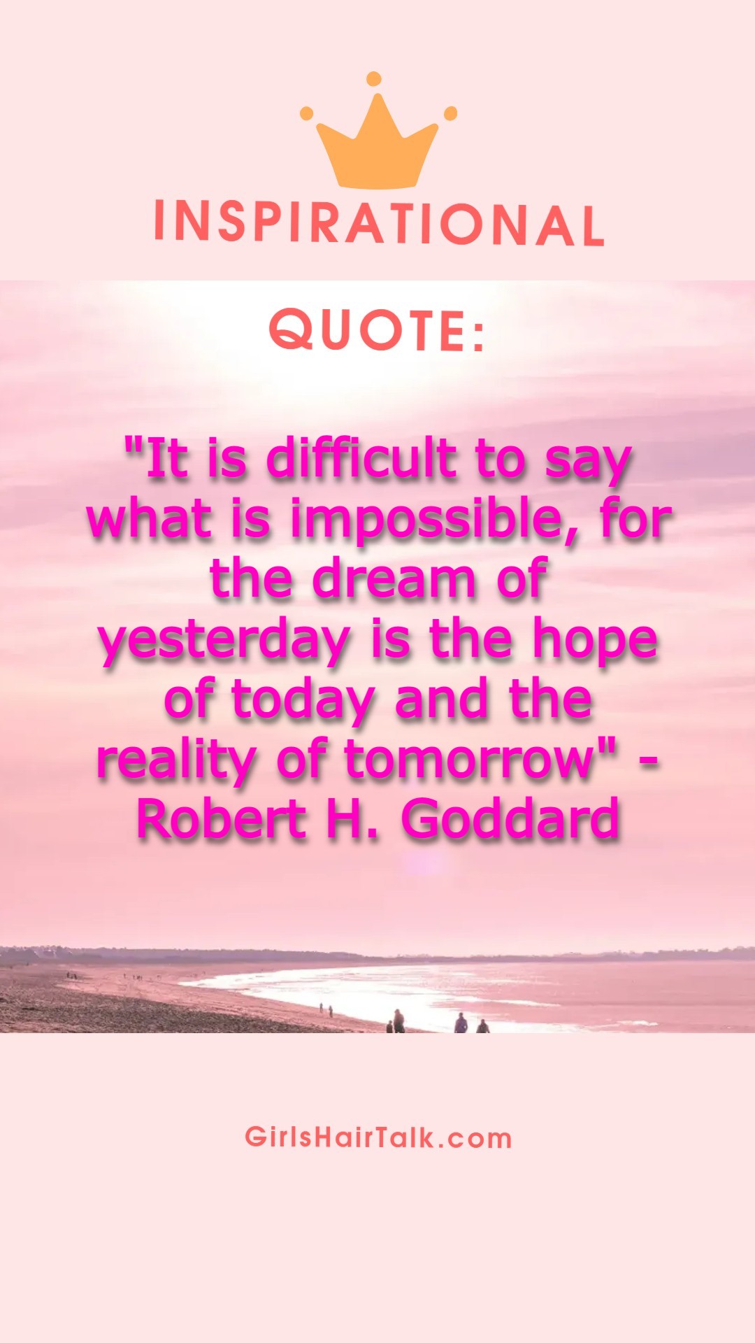 quote Robert H Goddard